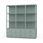 Cohan Open Cabinet W/ 6 Drawers