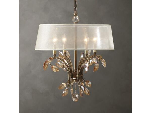 Alenya, 4 Lt Chandelier Lighting Gold