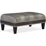 Dover Leather Rectangle Ottoman Ottomans & Poufs Bassett Furniture 8