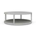 Cohan Round Coffee Table W/ Rattan