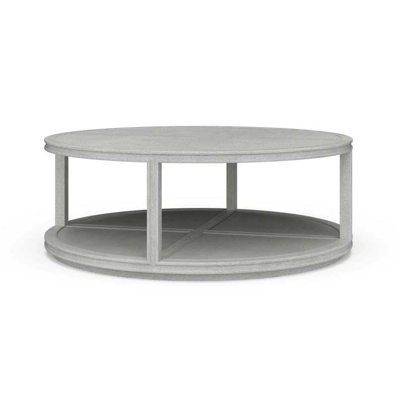 073dfff6ad28f6d00ac098cf71e69117 Cohan Round Coffee Table W/ Rattan - Image 1