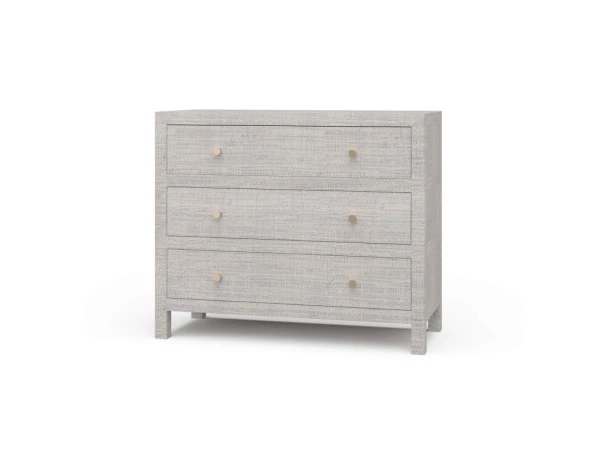 Kagu 3 Drawer Dresser W/ Raffia Dressers Bramble