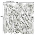 Rio Wood Wall Decor, Whitewashed Wall Decor Uttermost 19