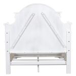 Magnolia Manor Queen Panel Bed Beds Antique White & Weathered Bark 16