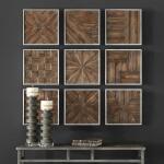 Bryndle Squares Wood Wall Decor, S/9 - Image 3