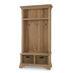 Homestead Hallstand W/ Rattan Baskets - Image 3