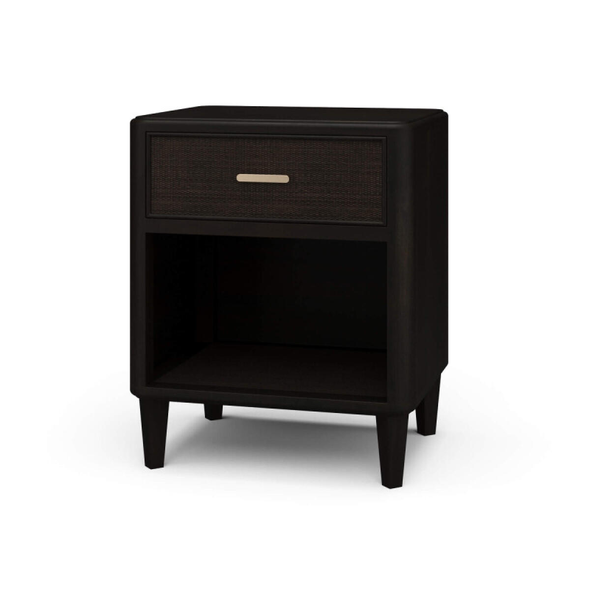082c50dd4116f5fdb01c45903059f838 Lexington 1 Drawer Bedside Table W/ Rattan - Image 1