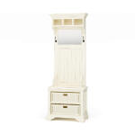 Homestead Narrow Hallstand W/ Rattan Baskets