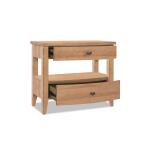 Open Nightstand 2 Drawers Natural Hickory TY656-675 - Image 3