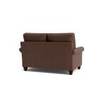 True Custom™ True CustomÂ® Leather Roll Arm Loveseat - Image 5