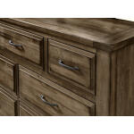 Maple Road Triple Dresser – 7 Drwr Dressers Brown 16