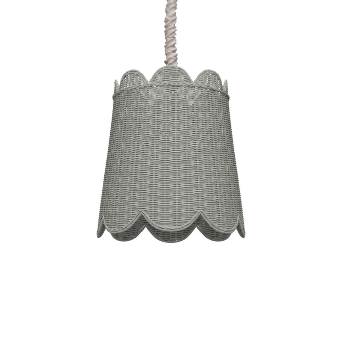 0891f0c71a588e44f68865ad91acebe8 Scalloped Rattan Pendant - Image 1