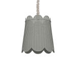 Scalloped Rattan Pendant Lighting Bramble 15