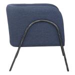 Jacobsen Accent Chair, Denim Chairs Blue 16