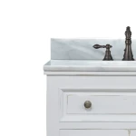 Shutter Vanity W/ Sink & Marble Top - Image 7