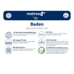 Baden Medium Euro Top Mattress 1st 15