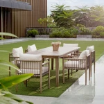Borneo Outdoor Dining Chair, Oyster - Image 4