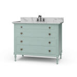 Carrington Single Vanity W/ Sink & Marble Top - Image 2