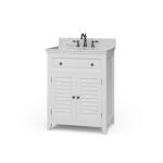 Shutter Vanity W/ Sink & Marble Top Accent Furniture Accent Furniture 23