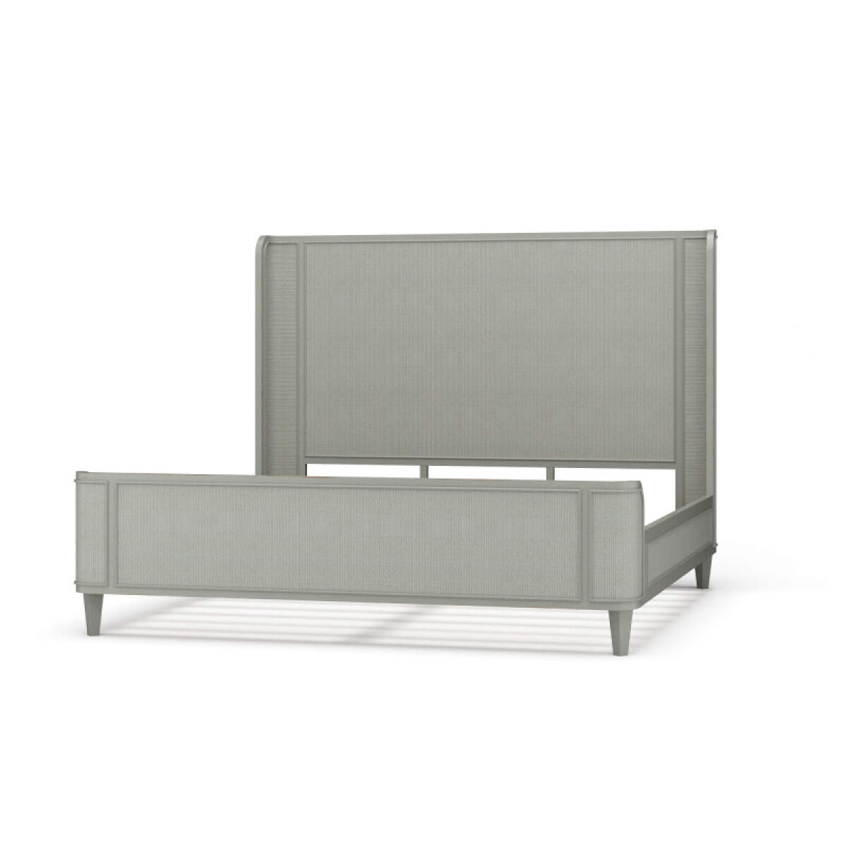 09239a03e0e268c785061aab2d572896 Lexington Bed W/ Rattan - Image 1