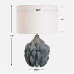 Whitecap Table Lamp Lighting Gray 19
