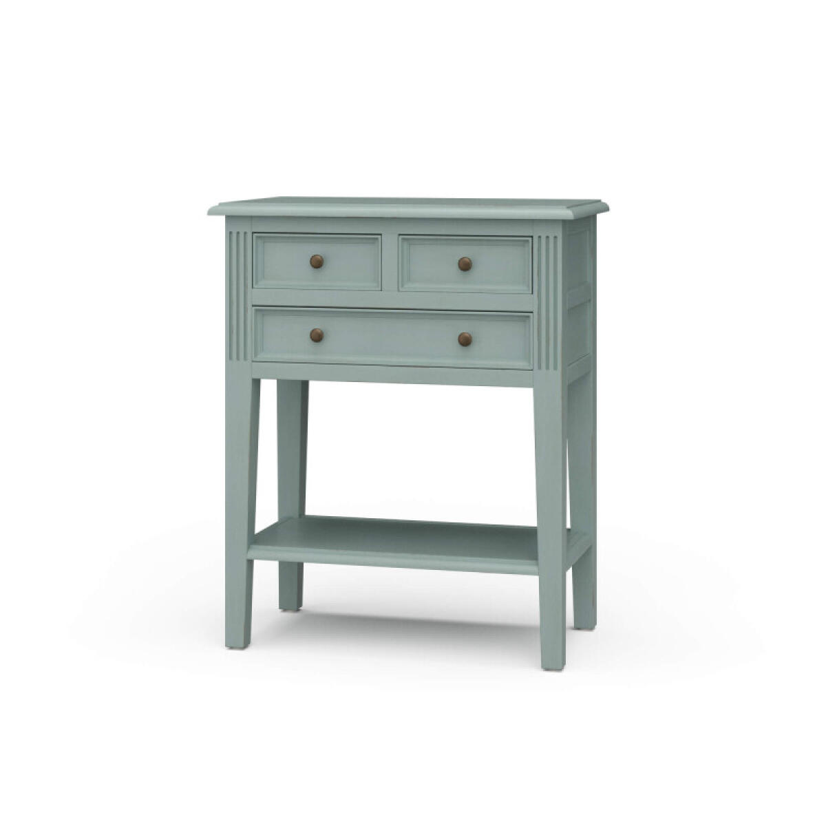Eton 3 Drawer Side Table Chairside Tables Blue 2 Eton 3 Drawer Side Table Chairside Tables Blue 2