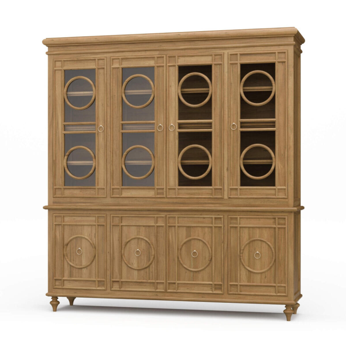 095eb6bd43dbb3f482479182a0aaccae Savannah Display Cabinet W/ Glass Door - Image 1