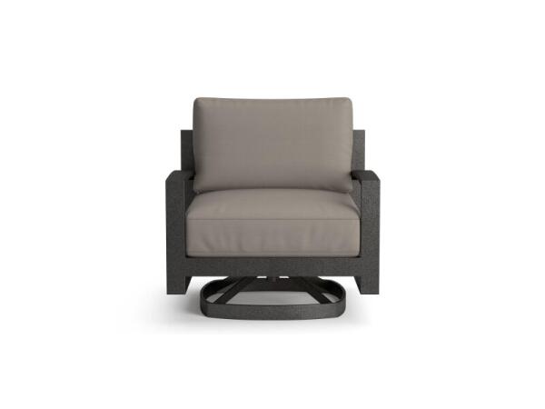 Bonavista Outdoor Arched Arm Swivel Rocker Outdoor Sofas Bassett Furniture