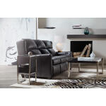 Dixon Sofa L & R Recline w/Articulating Headrest Sofas Black 7