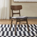 Space Savers Panel Back Side Chair- Grey (RTA)