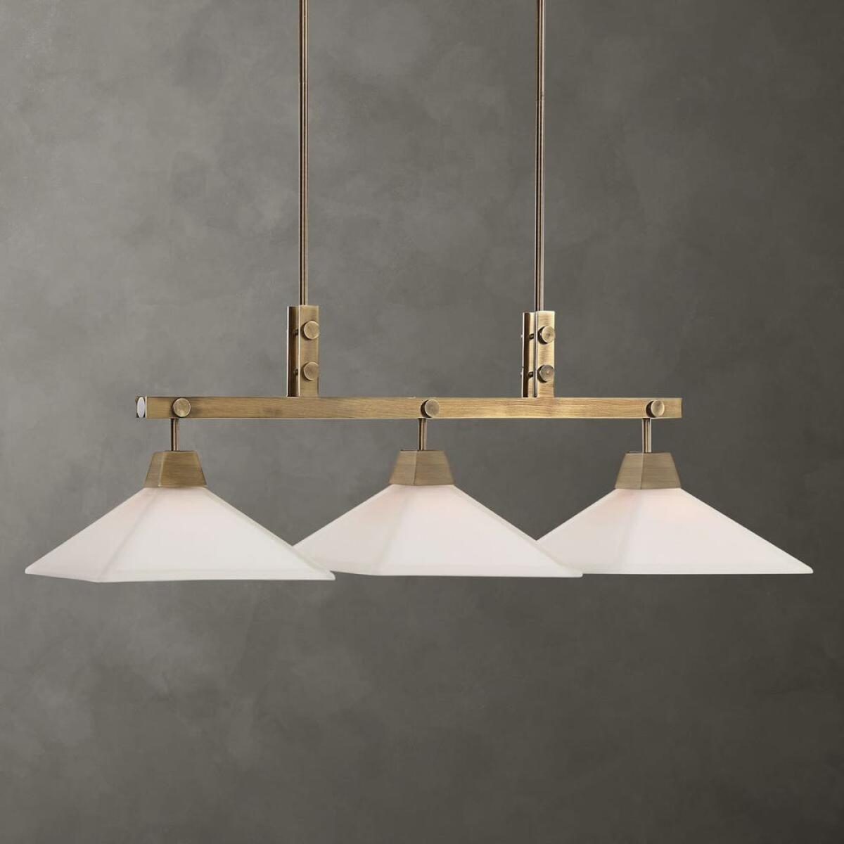 09fc2e3550435ee36f9bd8acce17d885 Brookdale, 3 Lt Linear Chandelier - Image 1