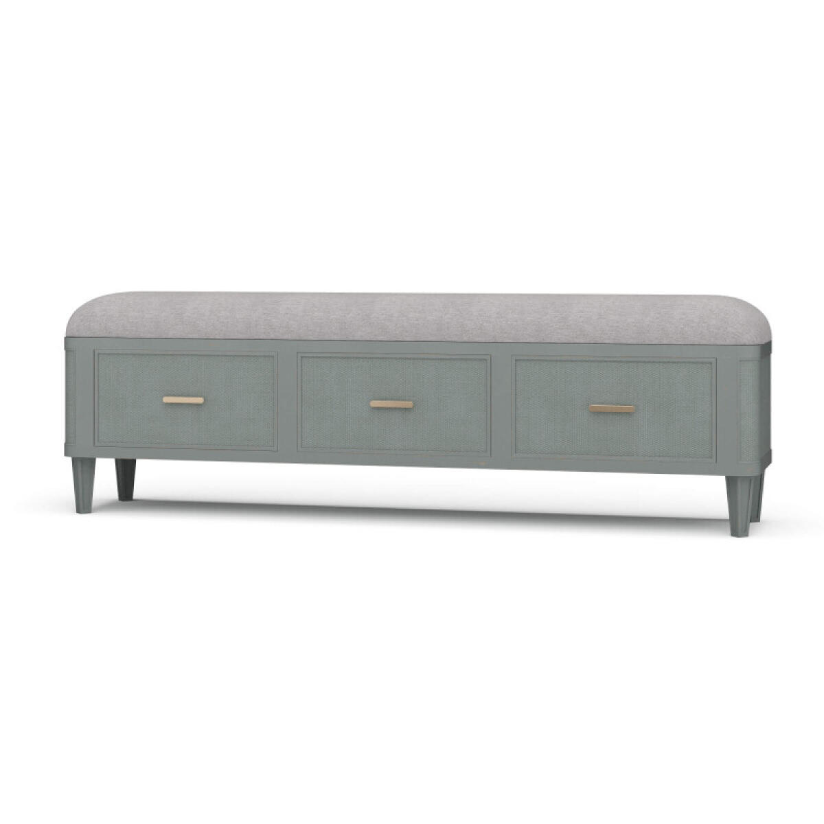 0a02af008bbd7e965fb4c31bcd547b35 Lexington Bench W/ Rattan - Image 1