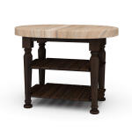 Farmhouse Butcher Block Kitchen Island