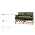 Rabana Rattan Loveseat