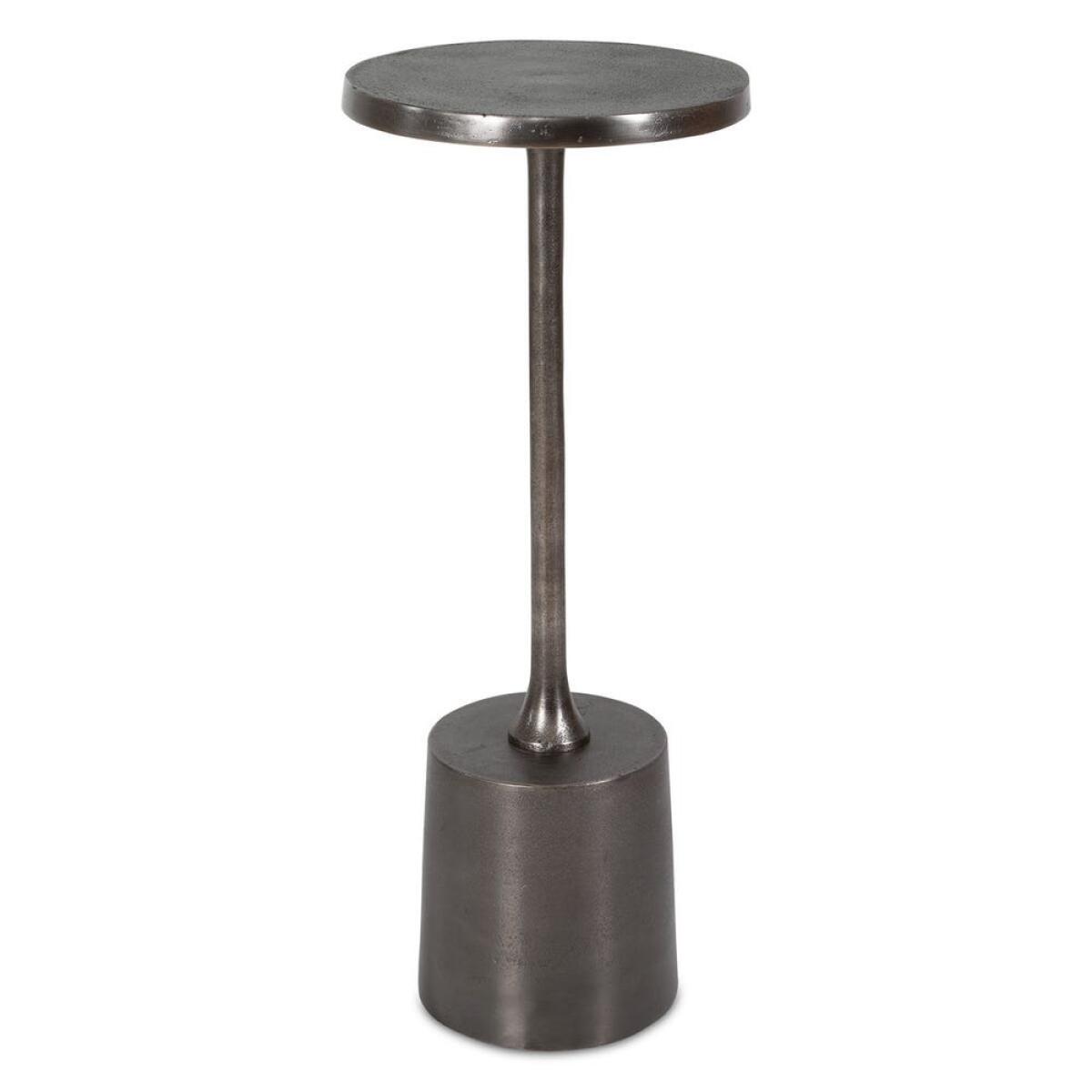 Sanaga Indoor-outdoor Drink Table, Nickel Chairside Tables Black 2 Sanaga Indoor-outdoor Drink Table, Nickel Chairside Tables Black 2