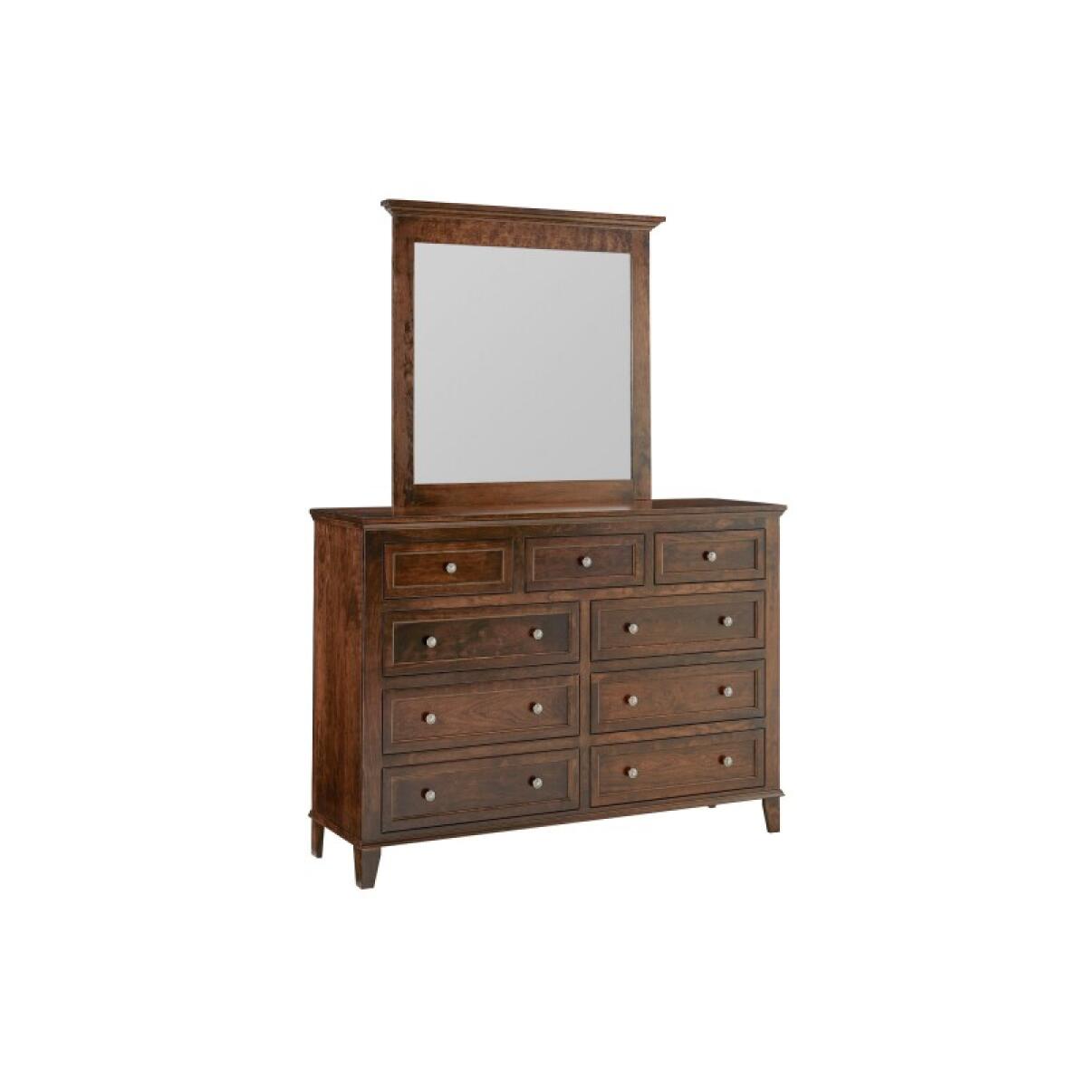 Amish Essentials Belmont 9 Drawer Dresser and Mirror Dressers Archbold Furniture 2 Amish Essentials Belmont 9 Drawer Dresser and Mirror Dressers Archbold Furniture 2