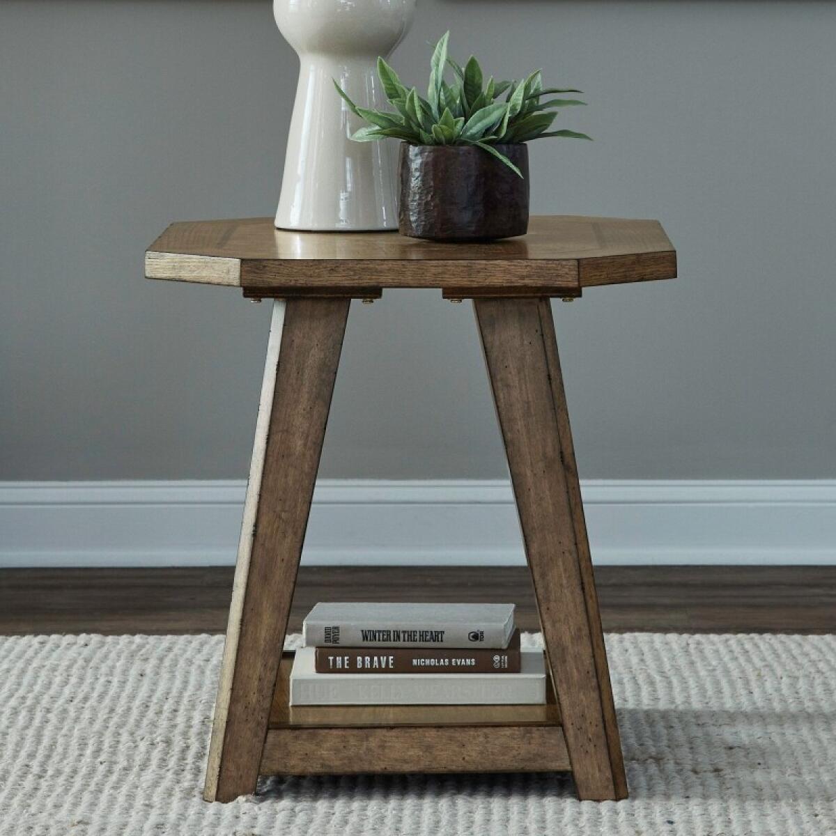 0a270c52dfbbf1b21f59bd0239d5293c Carolina Park Octagonal End Table - Image 1