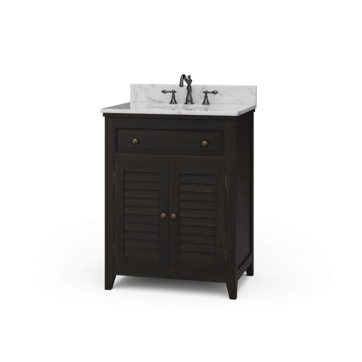 0a3db0402d0f7067dd637e4a64e4f34b Shutter Vanity W/ Sink & Marble Top - Image 1