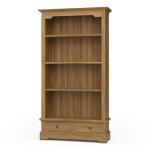 Manchester 2 Drawer Bookcase Bookcases Antique French Oak 6
