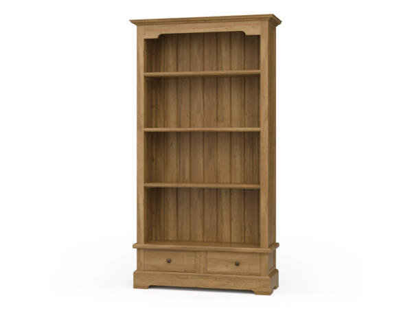 Manchester 2 Drawer Bookcase Bookcases Antique French Oak