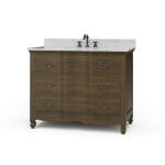 Provence Single Vanity W/ Sink & Marble Top