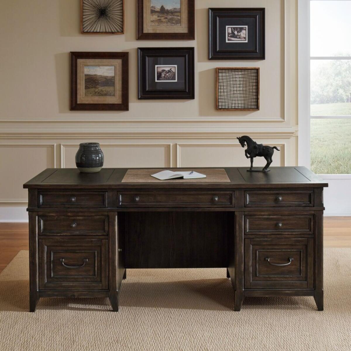 Paradise Valley Executive Desk Desks Brown 2 Paradise Valley Executive Desk Desks Brown 2