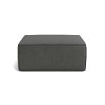 Rhonda Square Leather Ottoman - Image 6