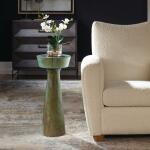 Mano Drink Table, Blue-green Chairside Tables Brown 12