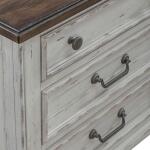 River Place 3 Drawer Nightstand w/ Charging Station Nightstands Liberty Furniture 28