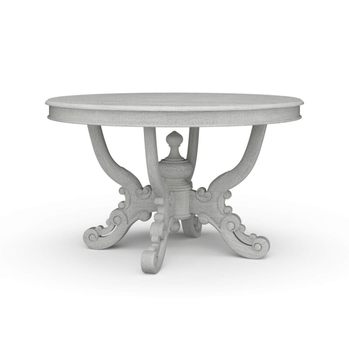 0b07ccd627b09c747f5b508ce3ddc146 Mandolin Dining Table W/ Solid Hardwood Top - Image 1