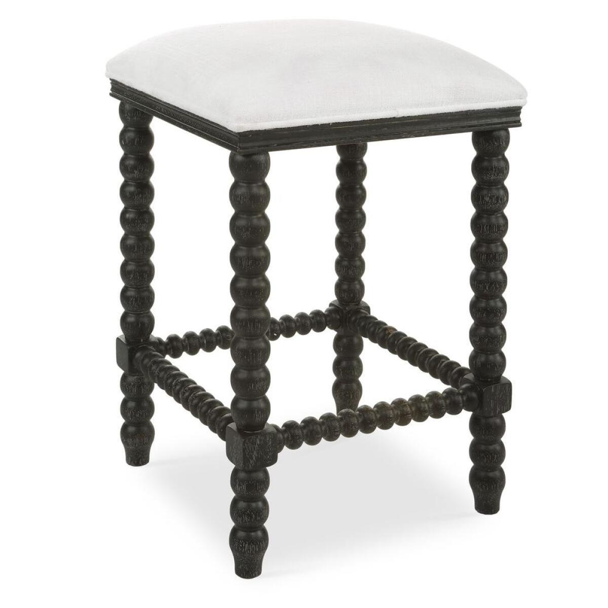 0b0c6e10ee042ce92aff792b0f3b41e9 Pryce Counter Stool, Black - Image 1