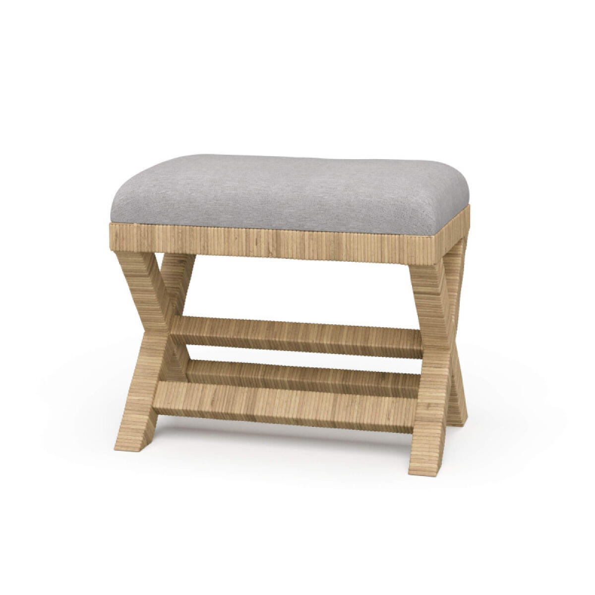0b5f318714aecef65a56aab7441a4f77 Renoir Rattan X Bench Small - Image 1