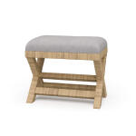 Renoir Rattan X Bench Small