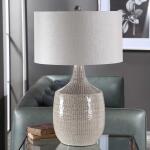Felipe Table Lamp, Light Gray Lighting Gray 18